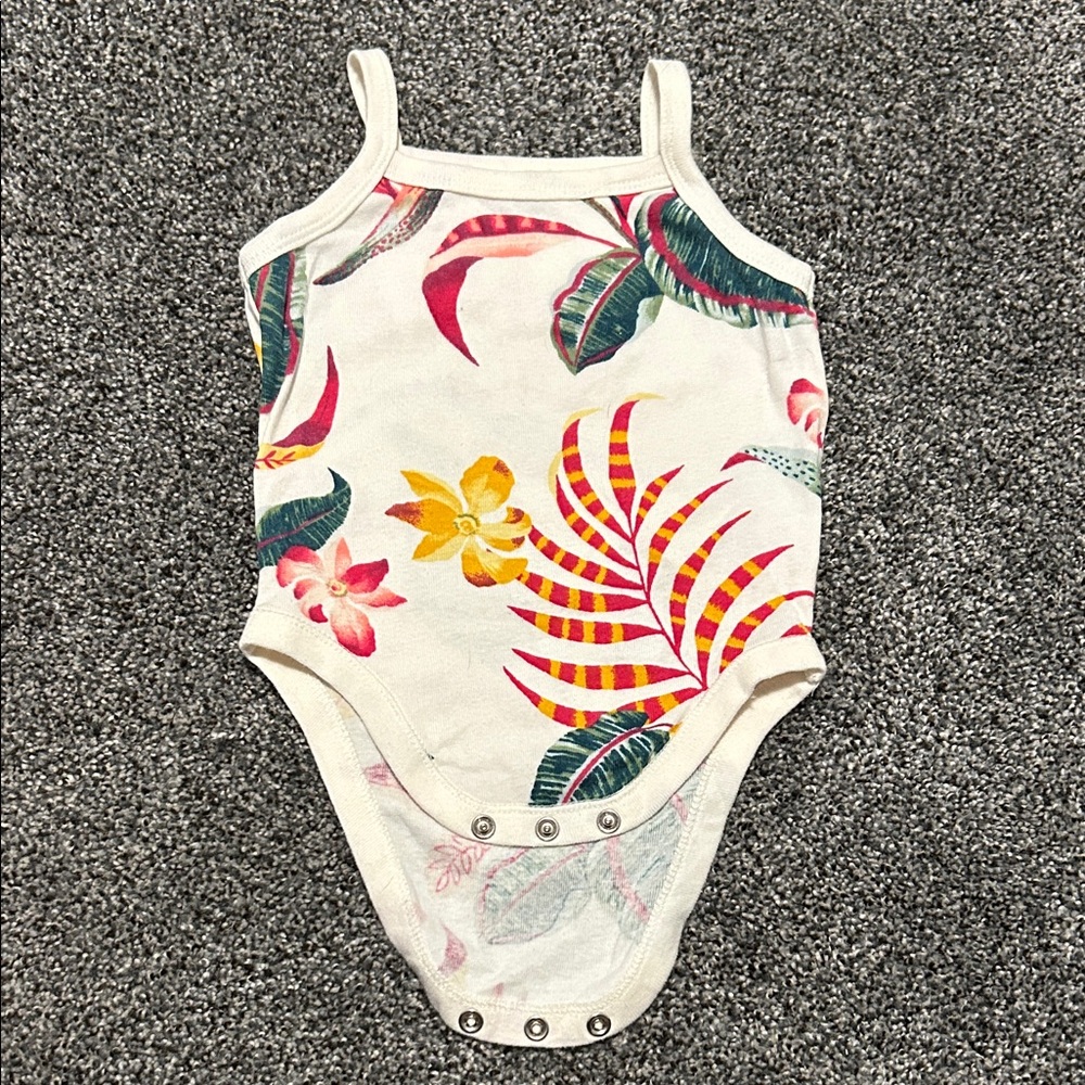 Old Navy Tropical Print Kids Bodysuit - Multicolor